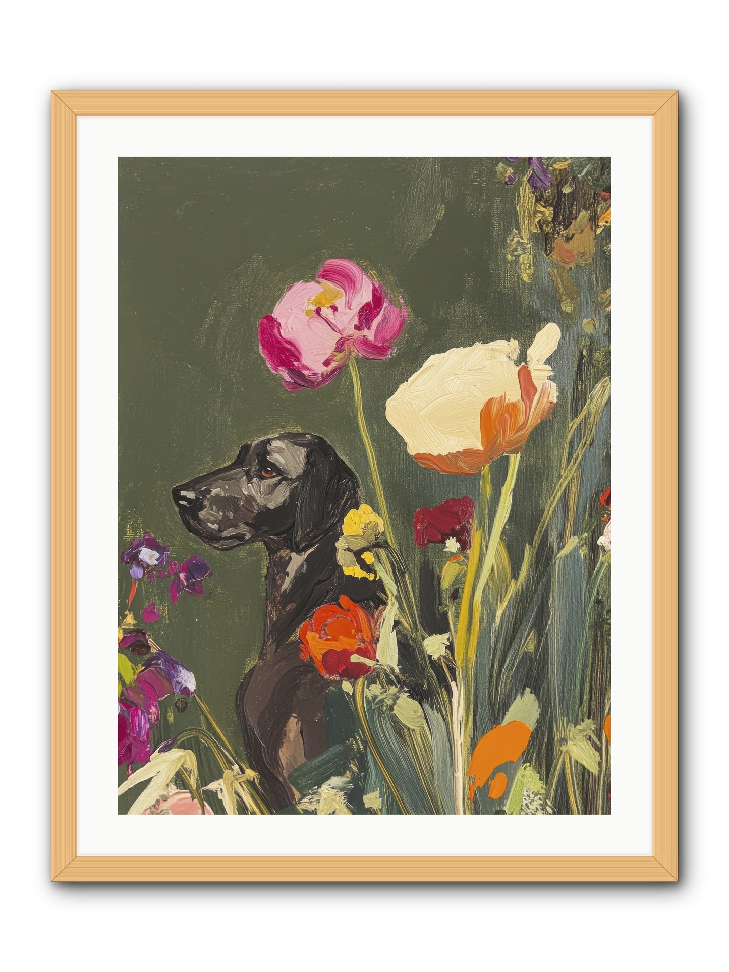 Sunday's Sweet Boy -- Framed Print - Natural 24x32