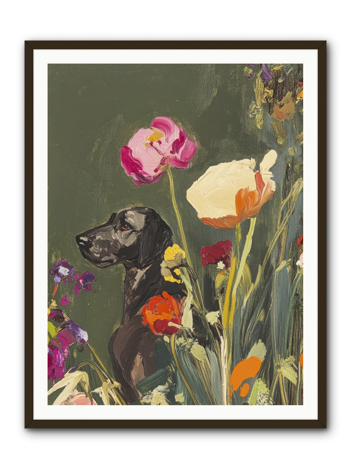 Sunday's Sweet Boy -- Framed Print - Black 36x48