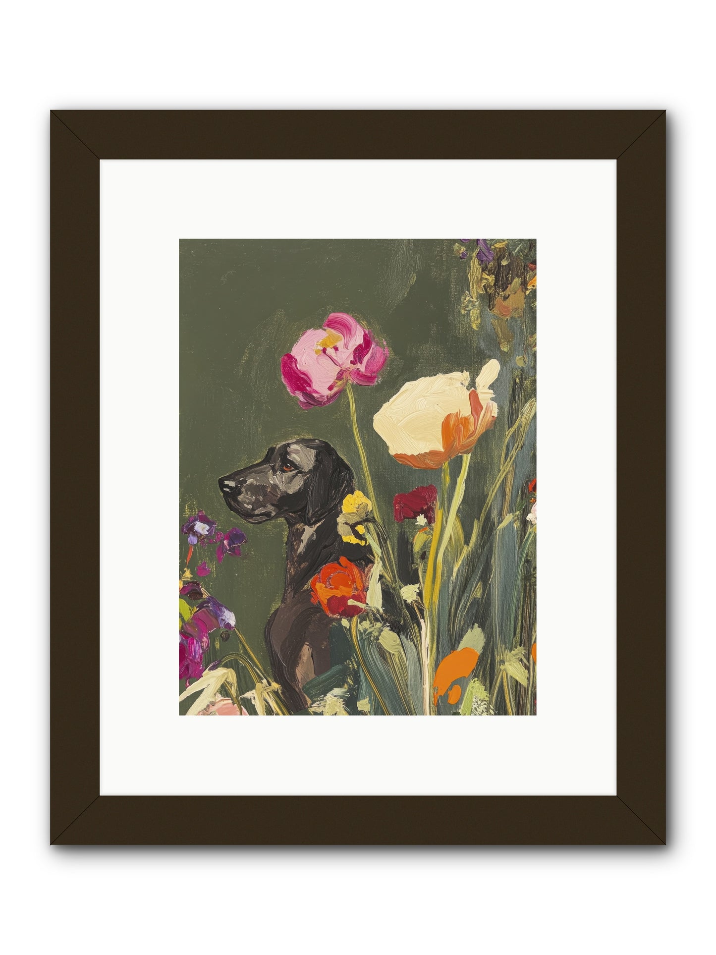 Sunday's Sweet Boy -- Framed Print - Black 9x12