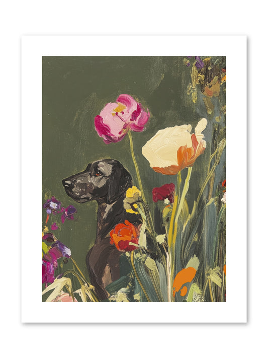 Sunday's Sweet Boy -- Paper Print 9x12