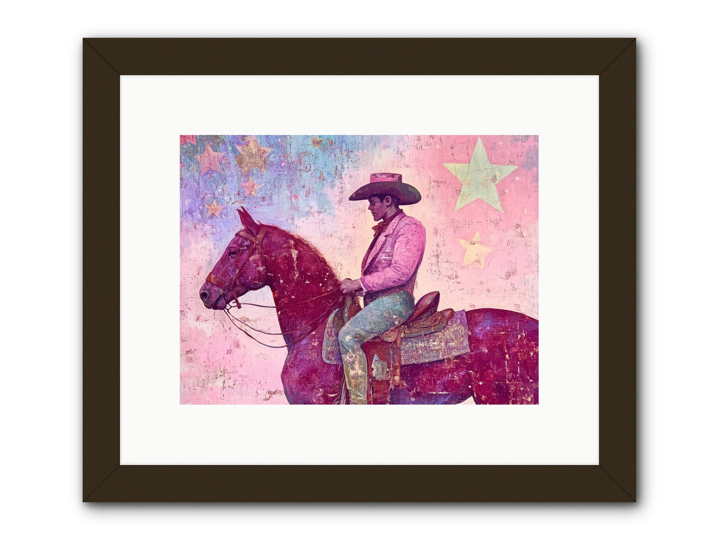 Sundown Reverie -- Framed Print - Black 12x9