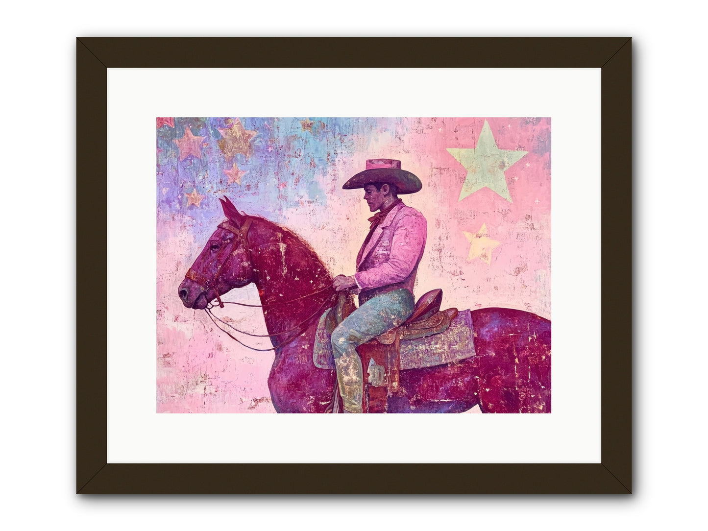 Sundown Reverie -- Framed Print - Black 16x12
