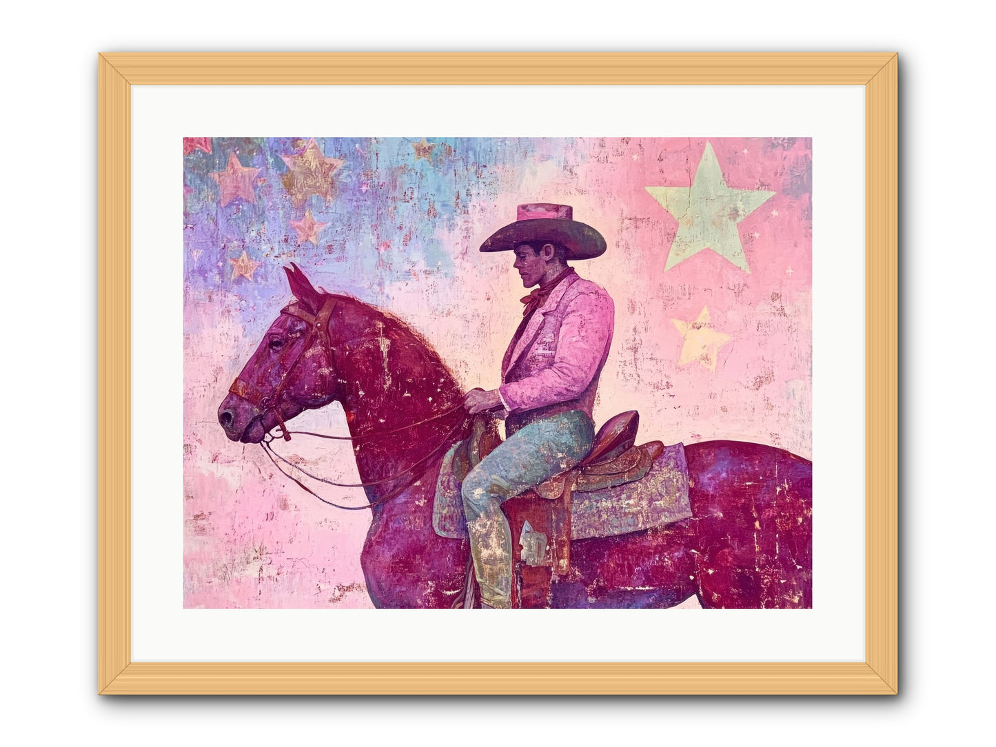 Sundown Reverie -- Framed Print - Natural 24x18