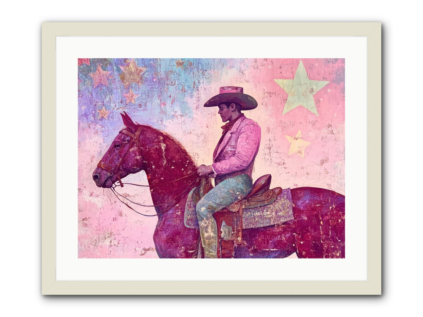 Sundown Reverie -- Framed Print - White 24x18