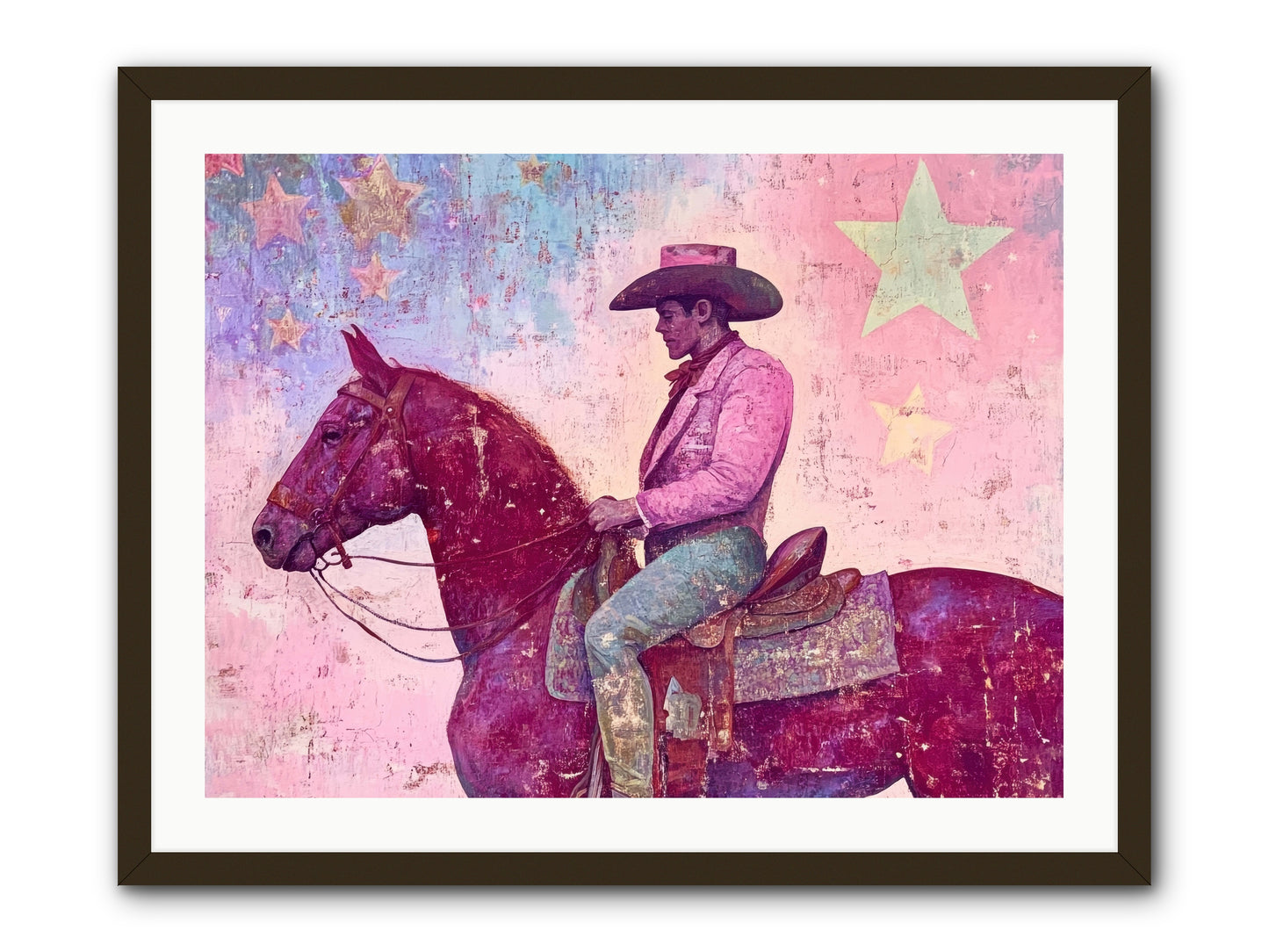Sundown Reverie -- Framed Print - Black 32x24