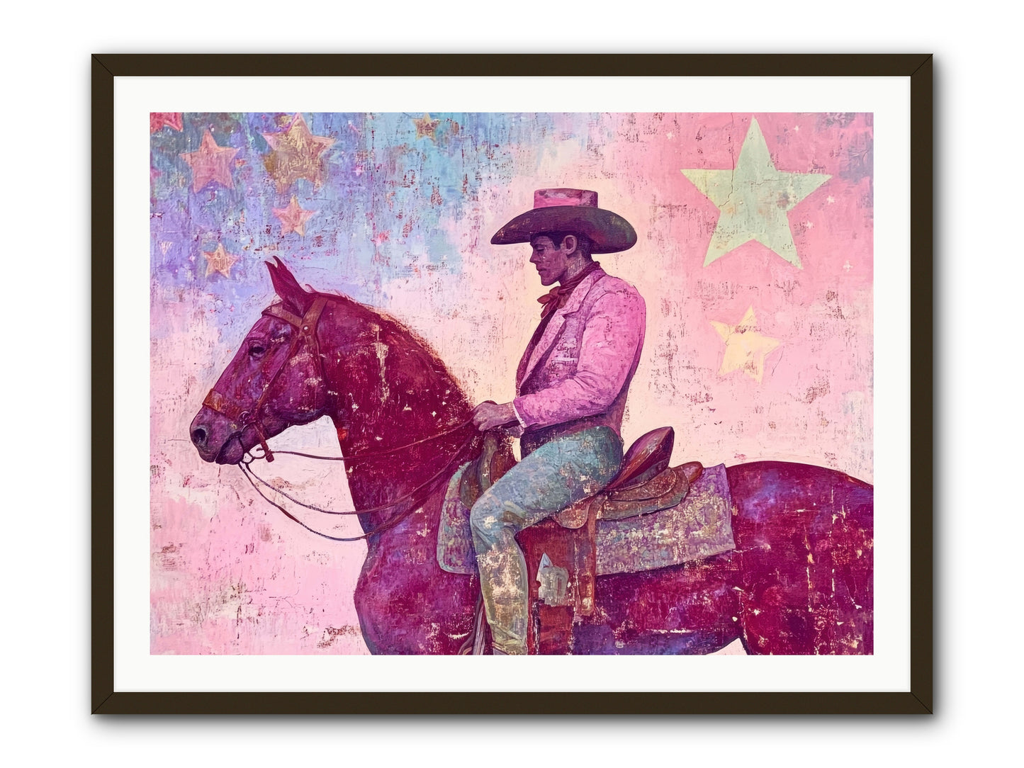 Sundown Reverie -- Framed Print - Black 40x30
