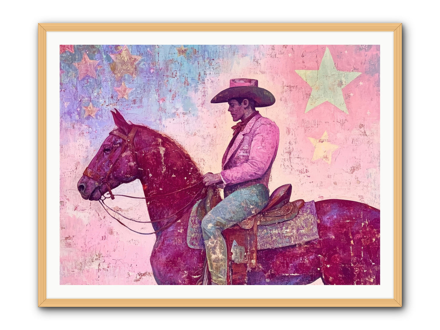 Sundown Reverie -- Framed Print - Natural 48x36