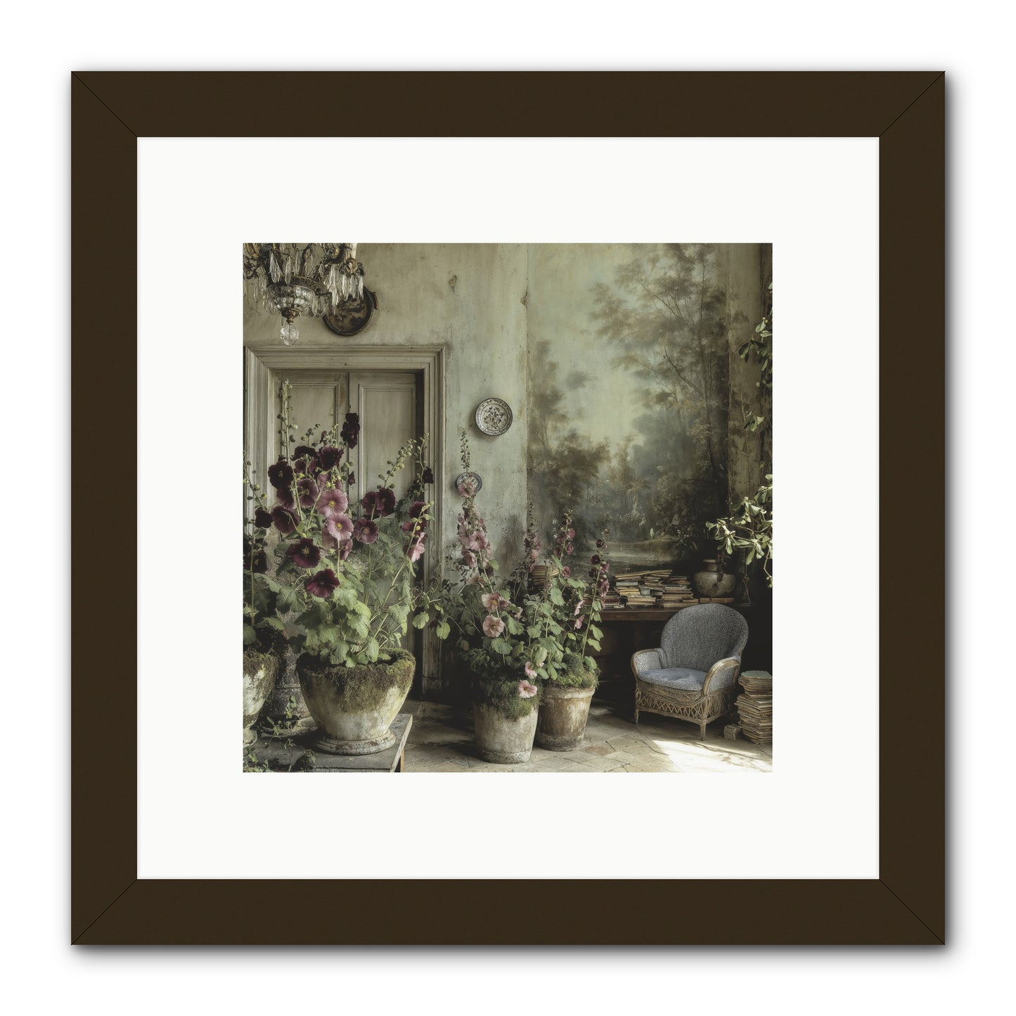 Sunlight Memory -- Framed Print - Black 10x10
