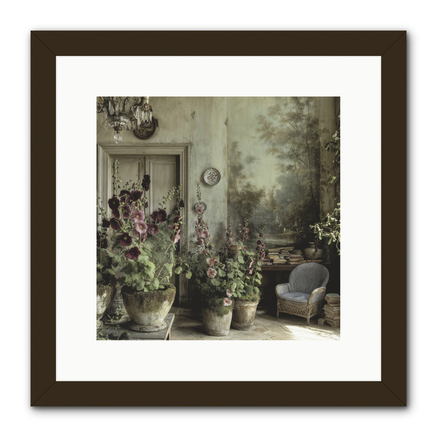 Sunlight Memory -- Framed Print - Black 12x12
