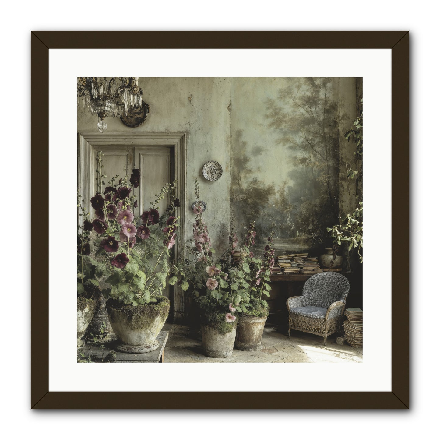 Sunlight Memory -- Framed Print - Black 20x20