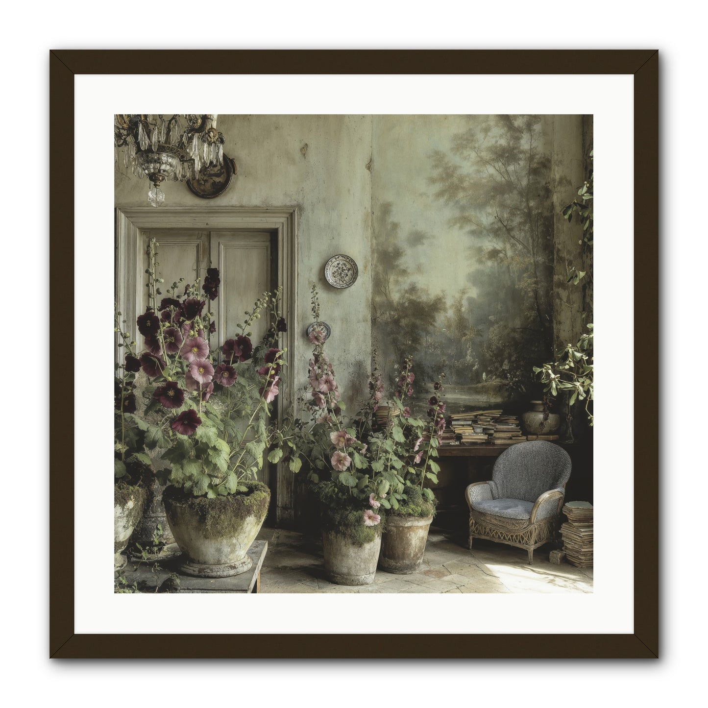Sunlight Memory -- Framed Print - Black 24x24