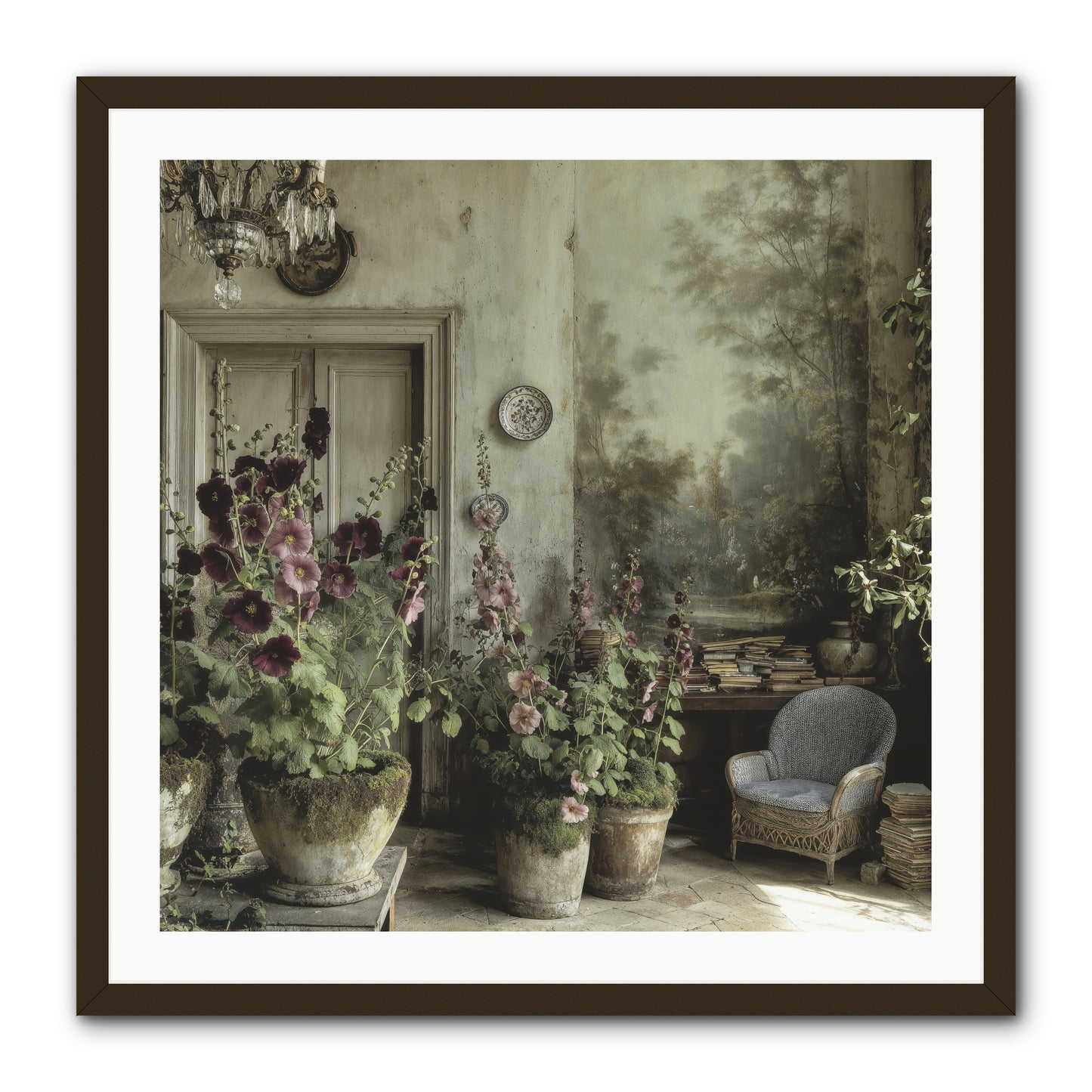 Sunlight Memory -- Framed Print - Black 30x30