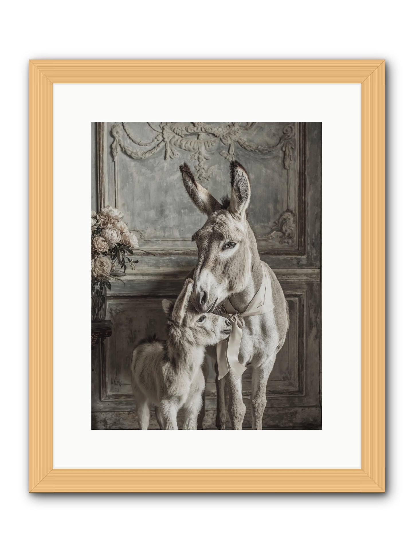 Sunlight's Confession -- Framed Print - Natural 12x16