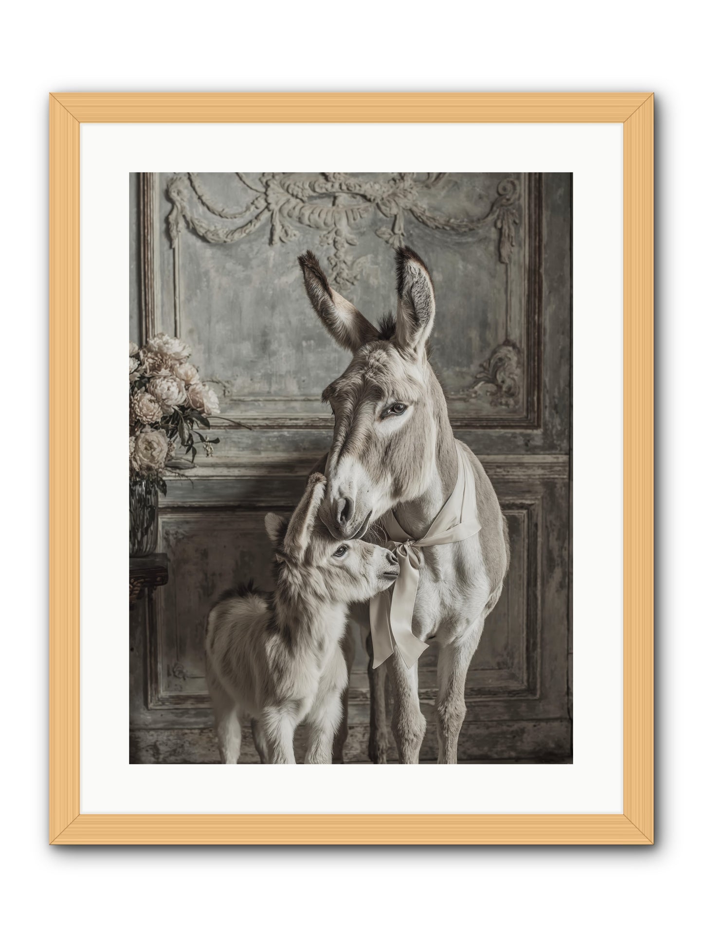 Sunlight's Confession -- Framed Print - Natural 18x24