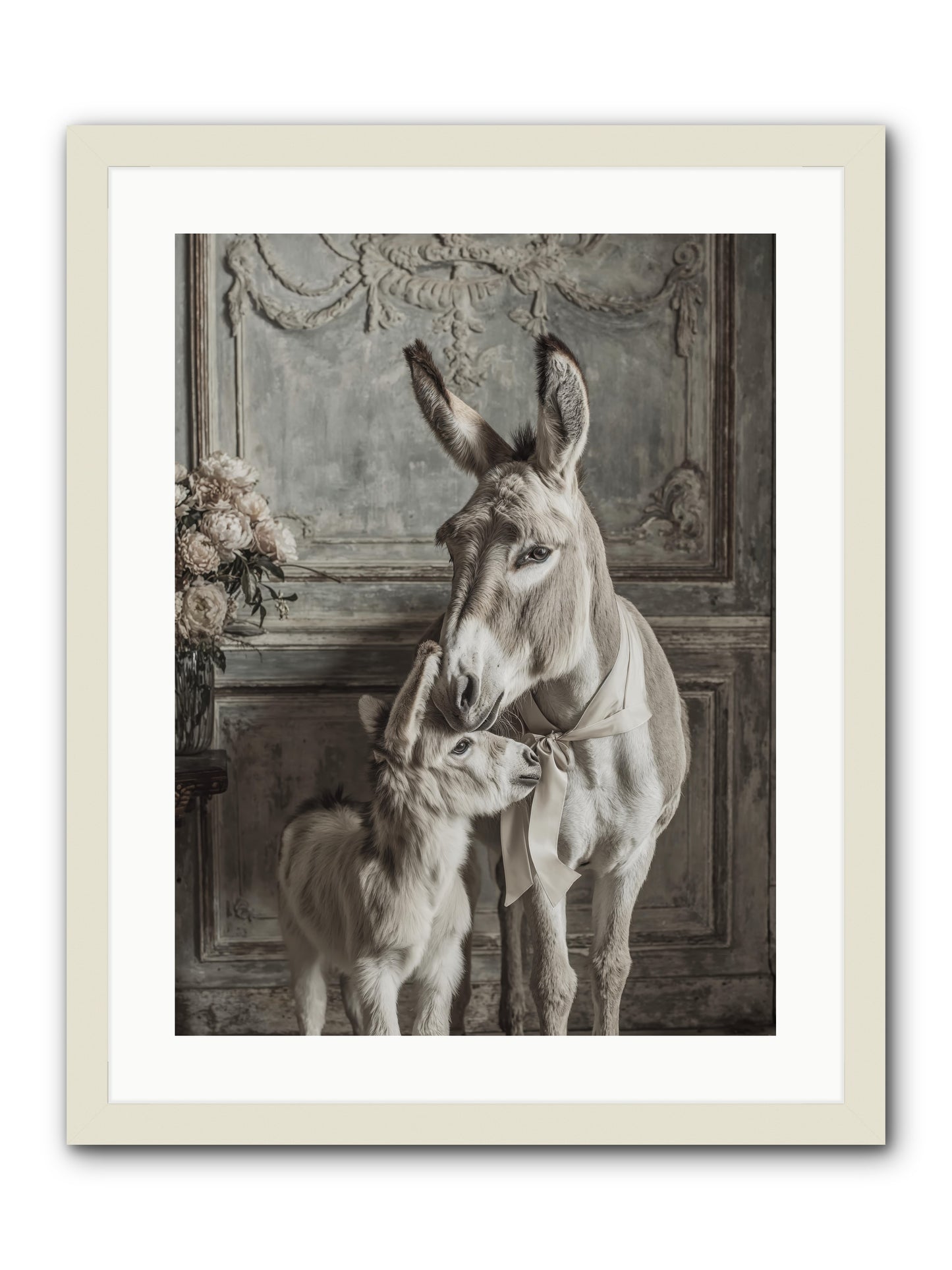 Sunlight's Confession -- Framed Print - White 18x24