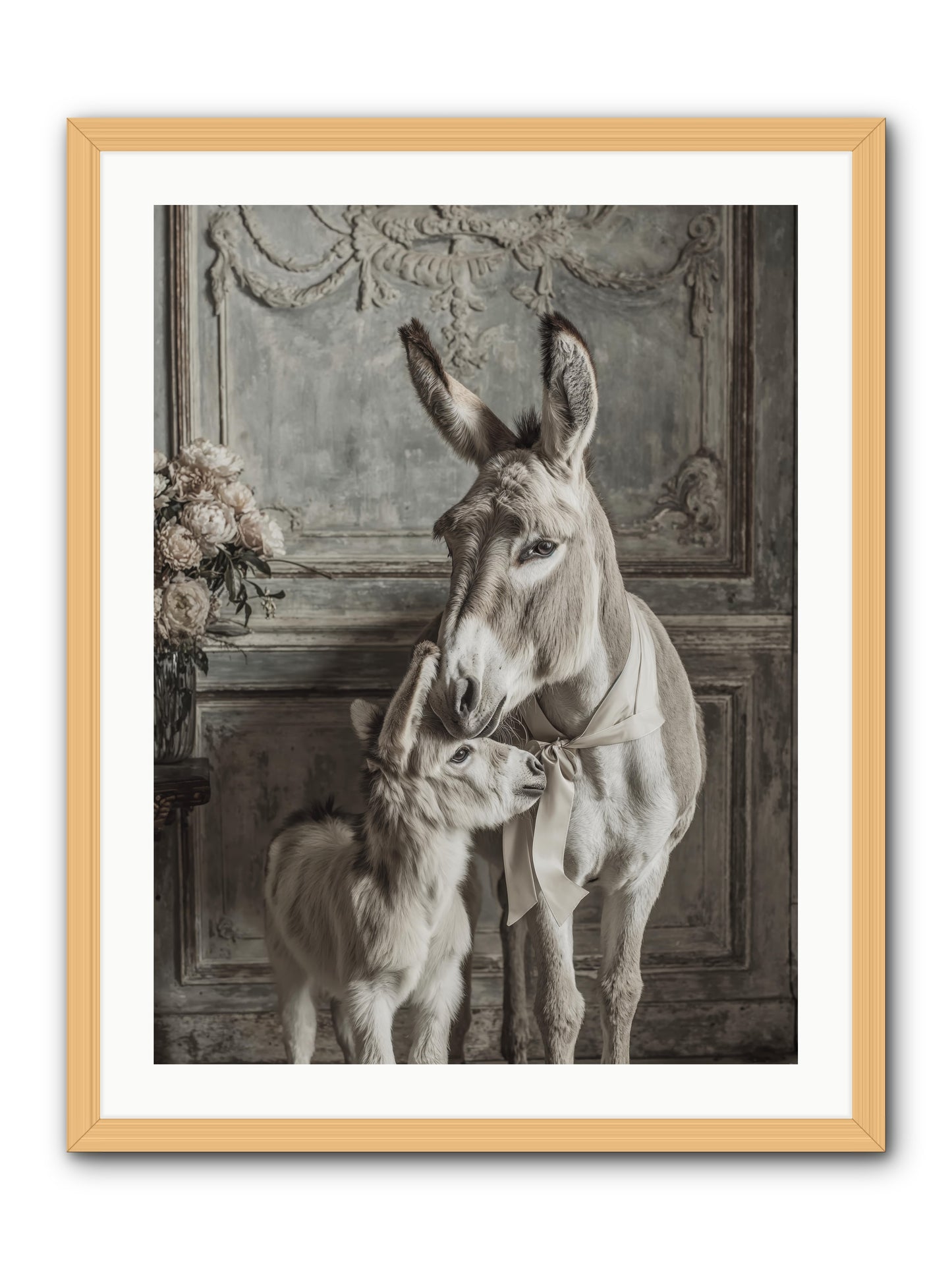 Sunlight's Confession -- Framed Print - Natural 24x32