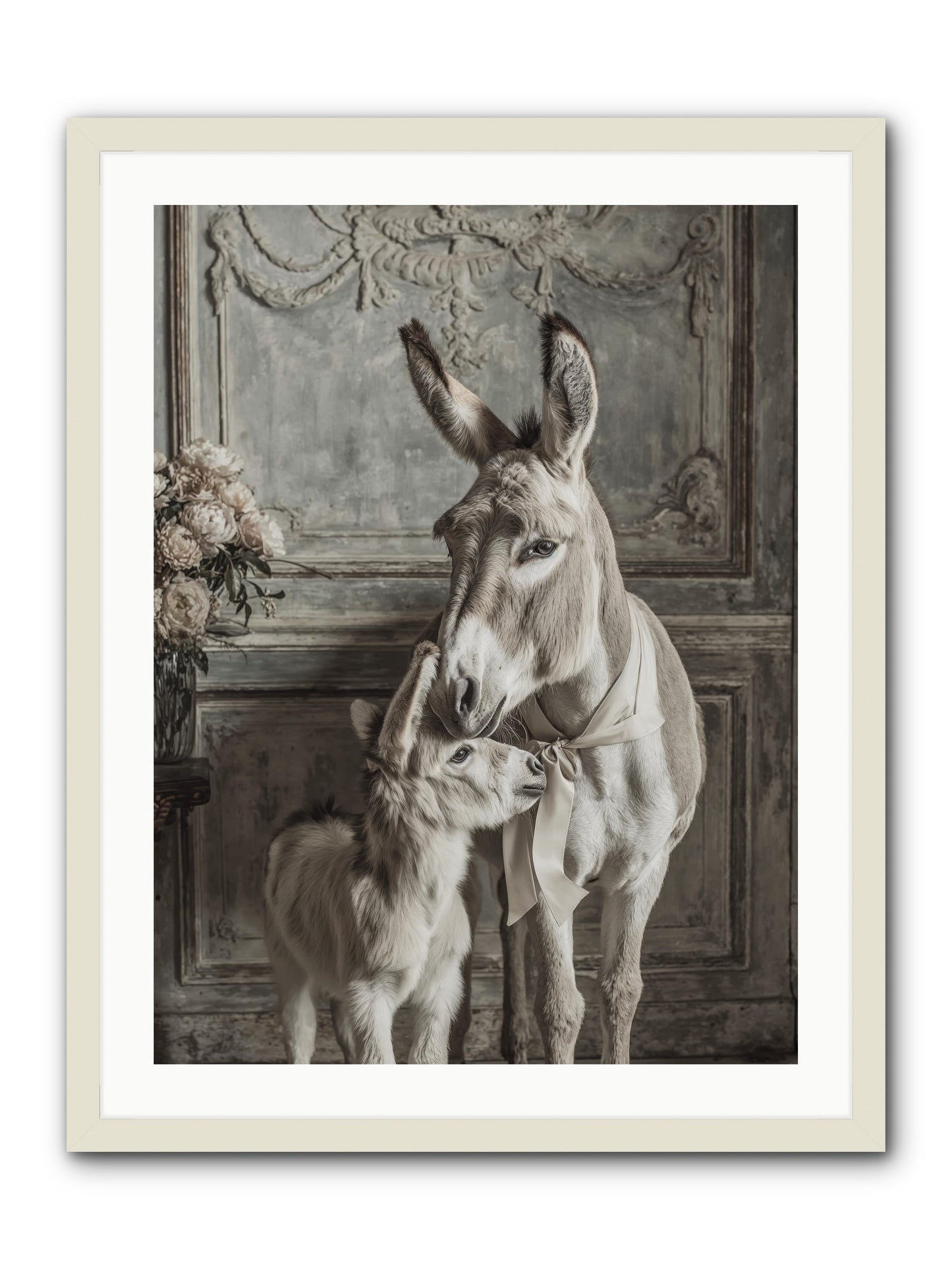 Sunlight's Confession -- Framed Print - White 24x32