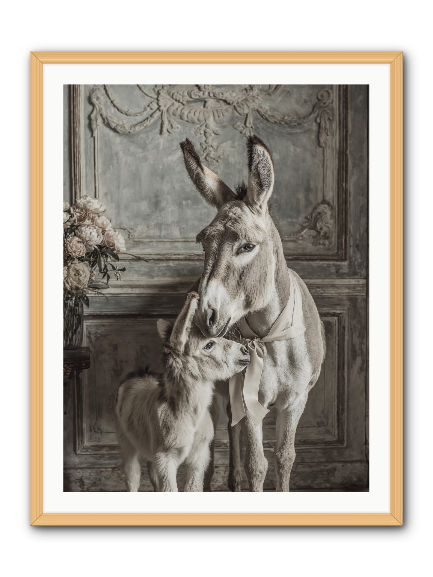 Sunlight's Confession -- Framed Print - Natural 30x40