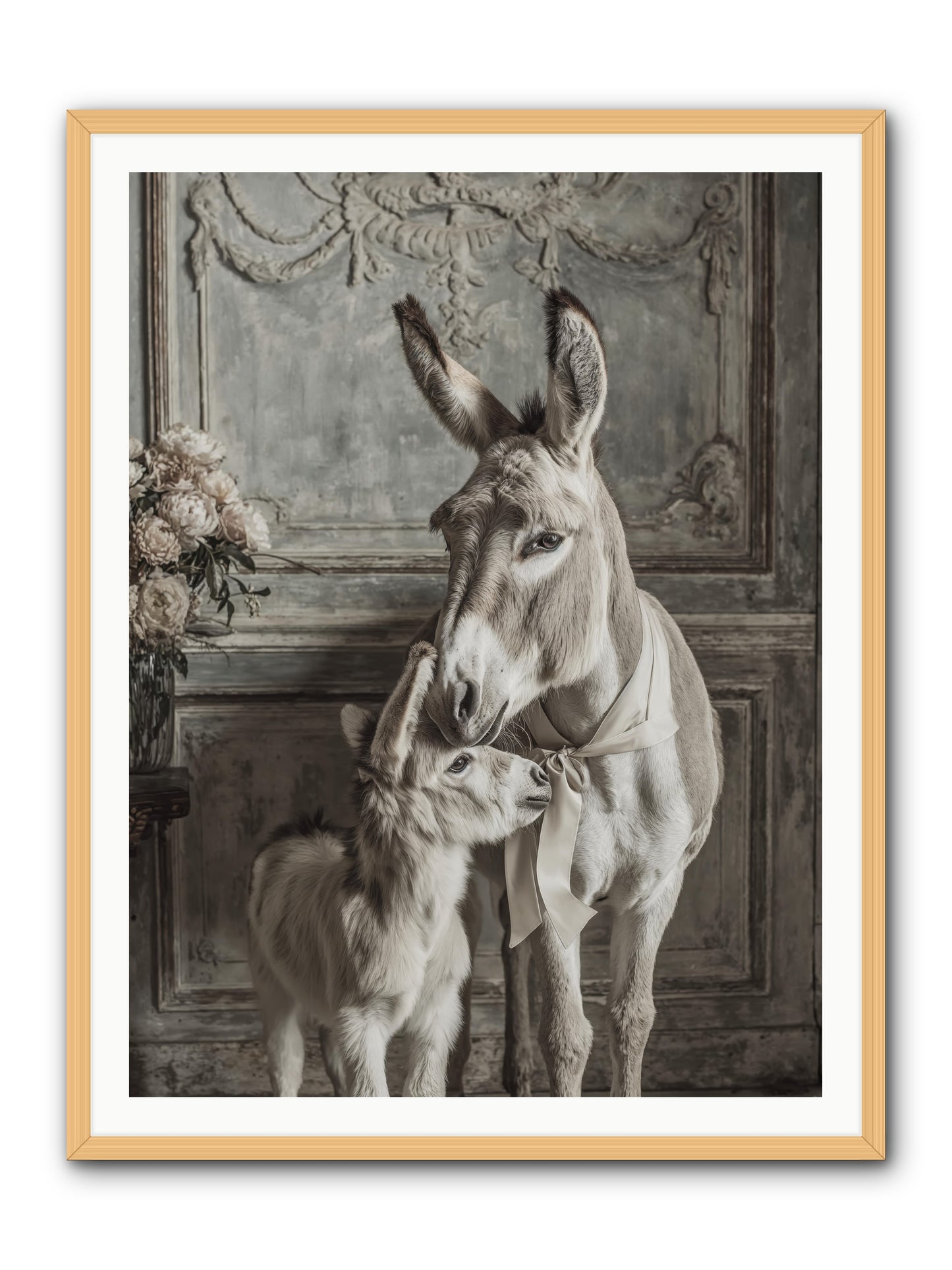 Sunlight's Confession -- Framed Print - Natural 36x48
