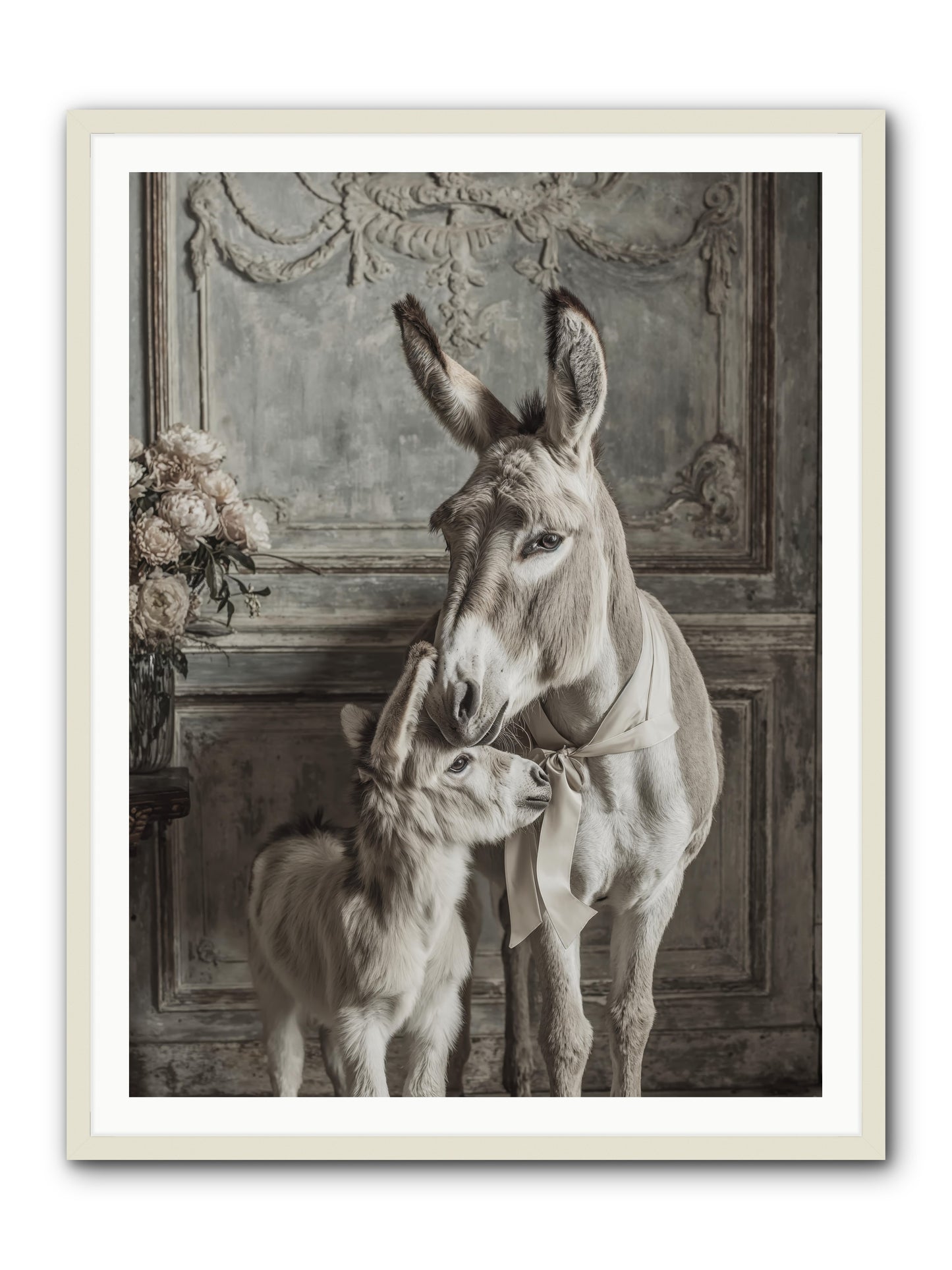 Sunlight's Confession -- Framed Print - White 36x48