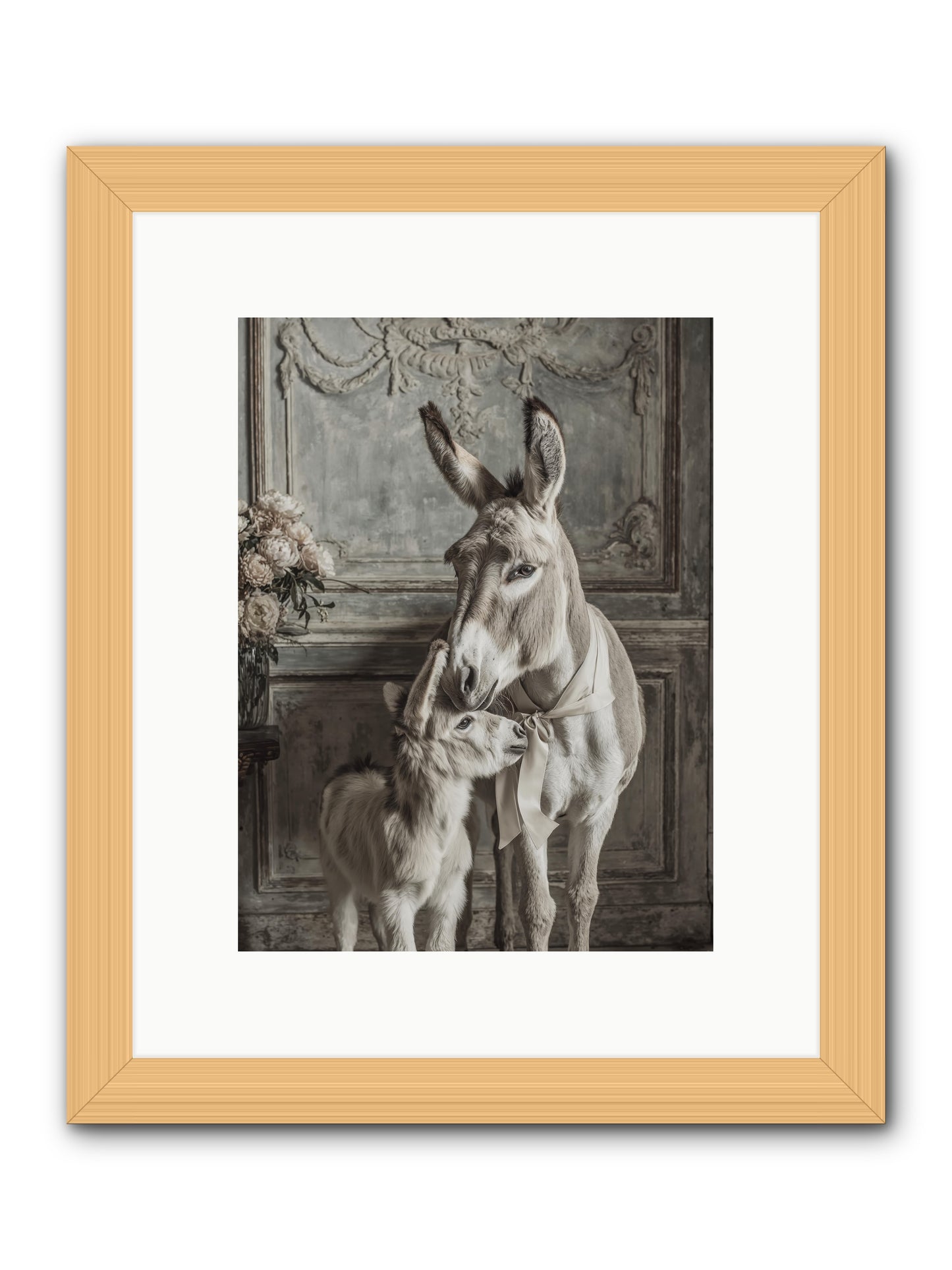 Sunlight's Confession -- Framed Print - Natural 9x12