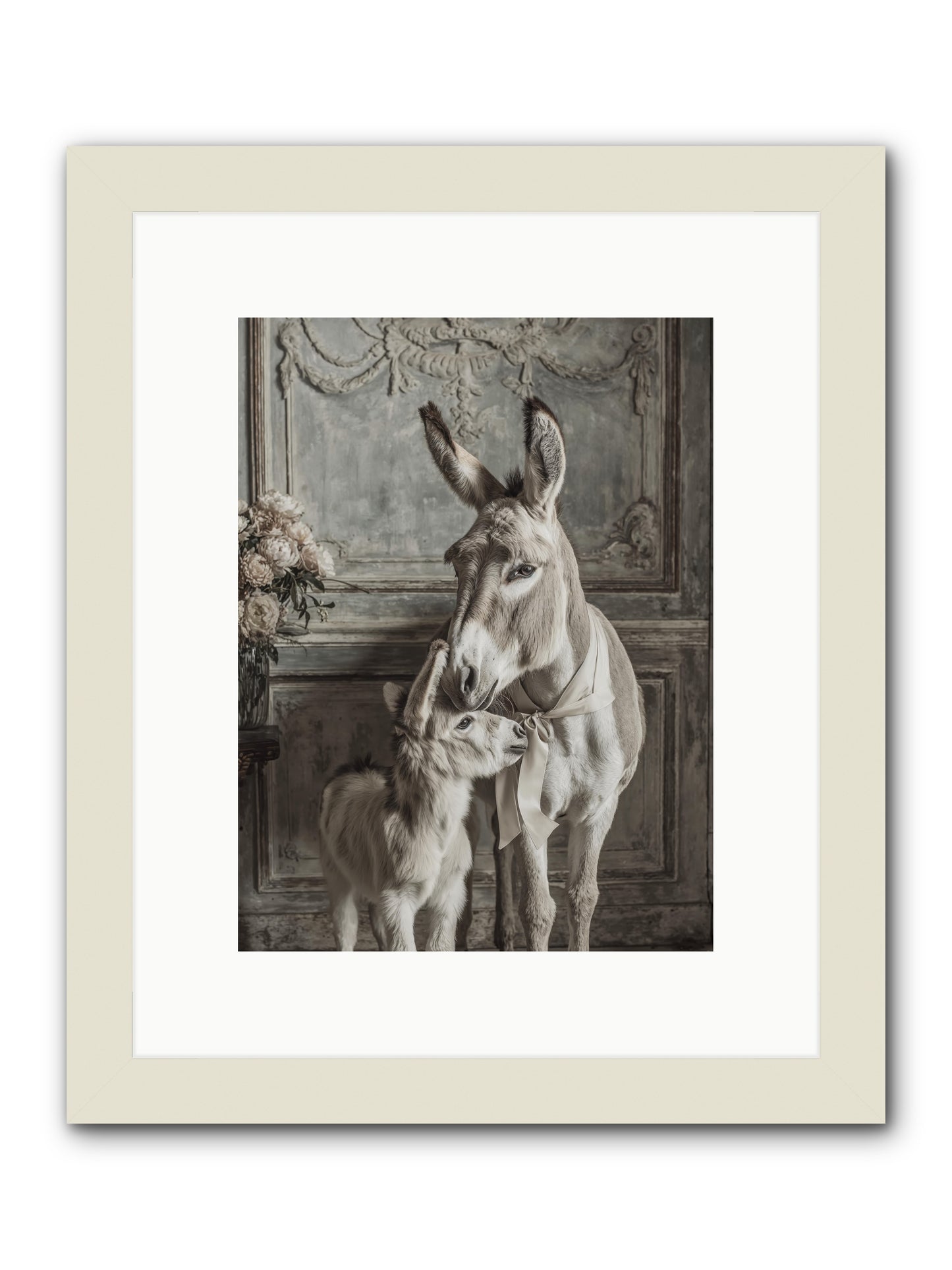 Sunlight's Confession -- Framed Print - White 9x12