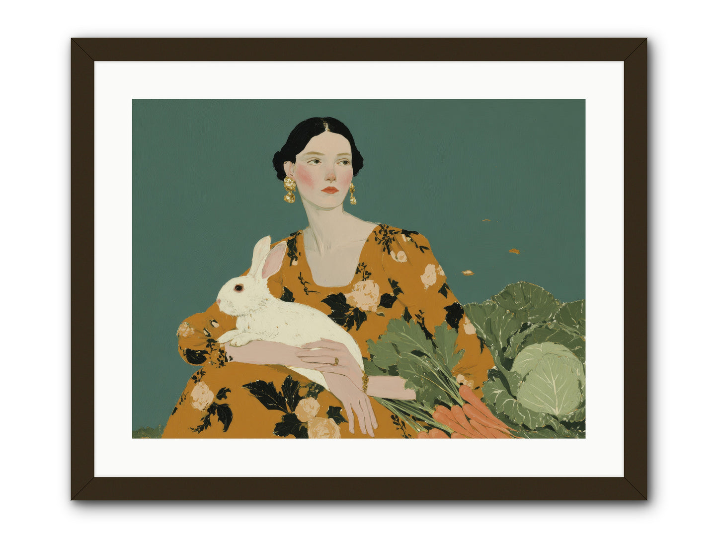 Sunlit Pause -- Framed Print - Black 24x18