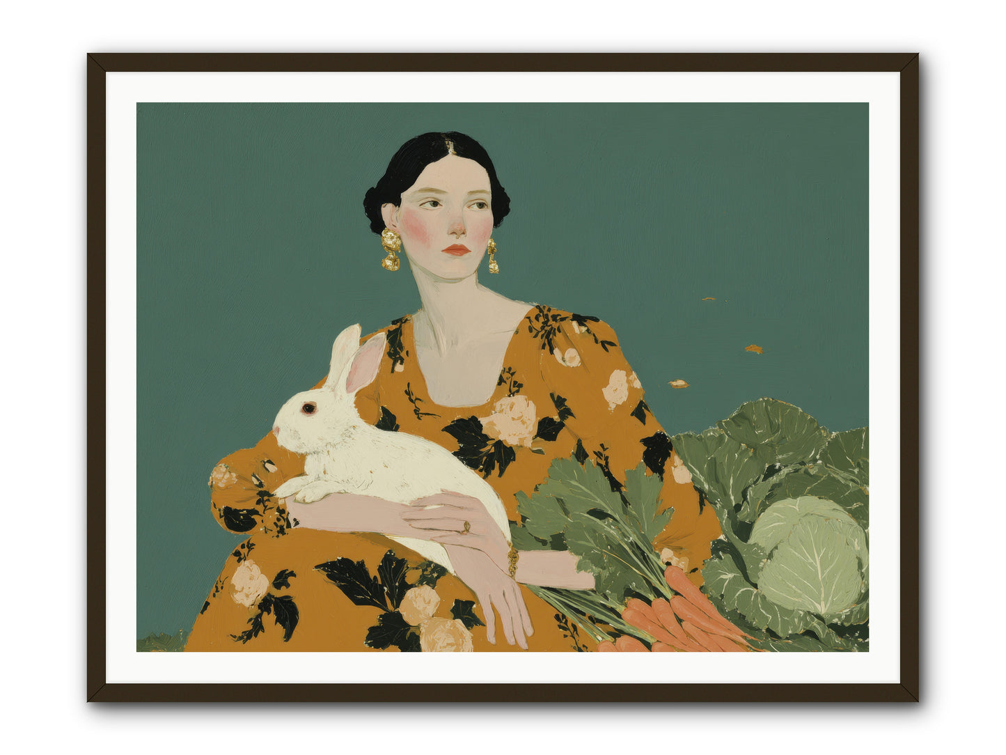 Sunlit Pause -- Framed Print - Black 48x36