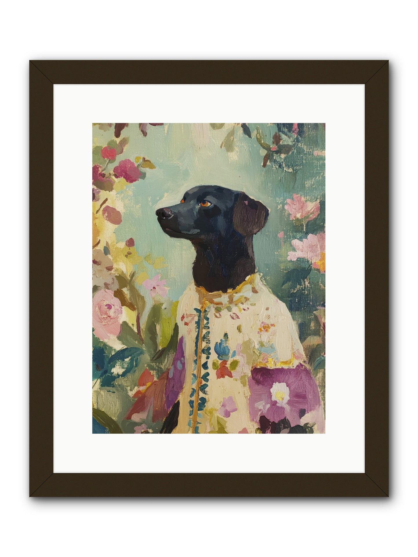Sunny Mae -- Framed Print - Black 12x16