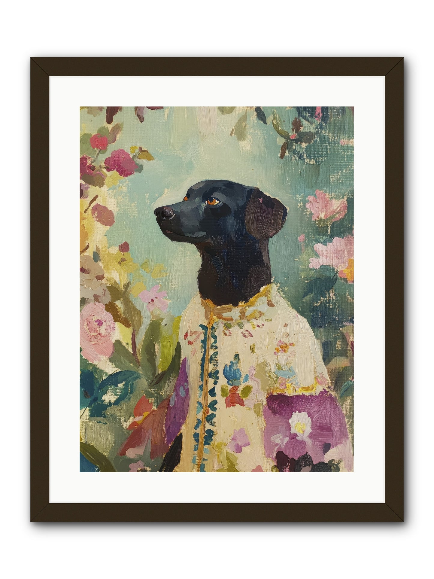 Sunny Mae -- Framed Print - Black 18x24