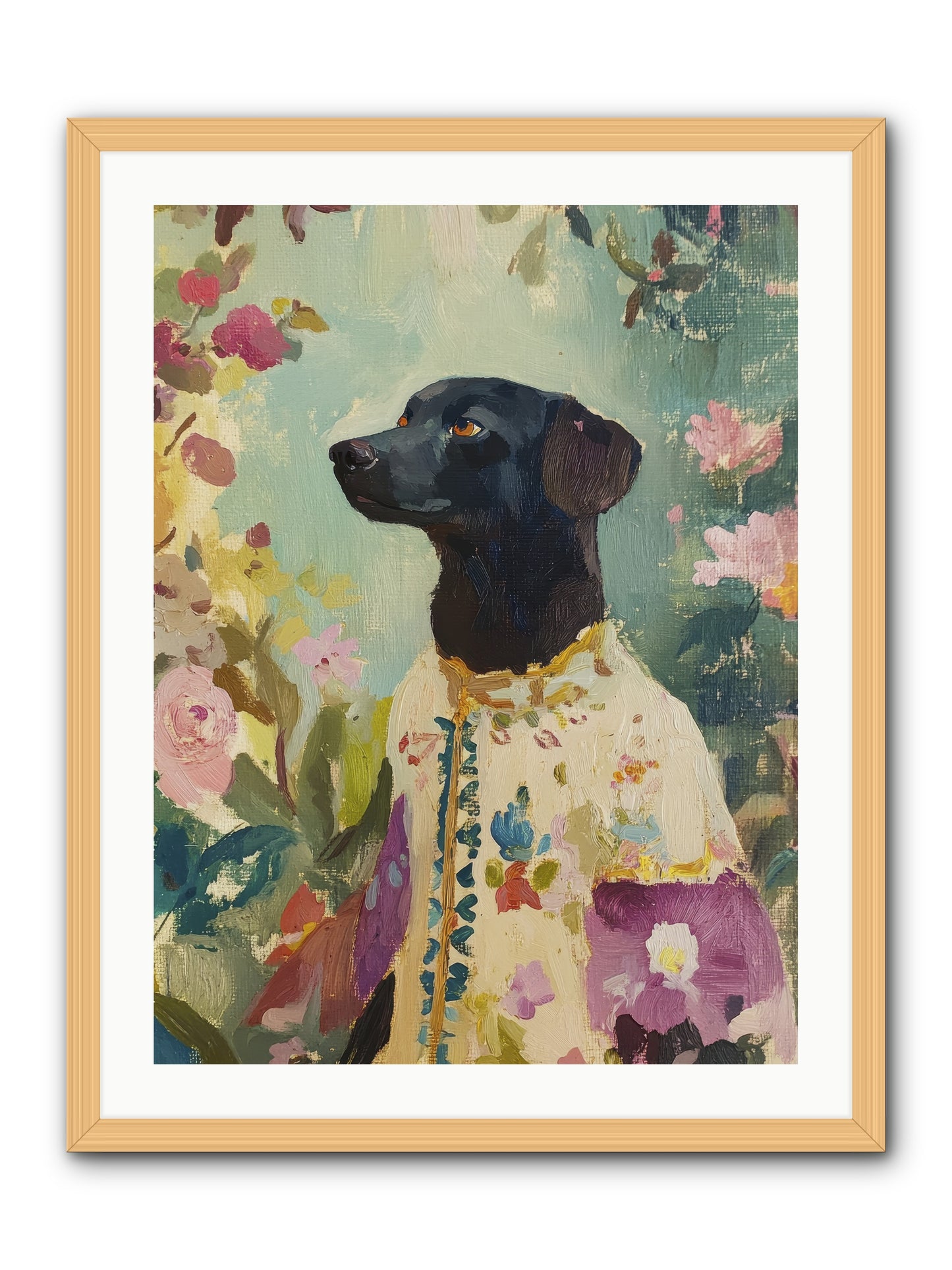 Sunny Mae -- Framed Print - Natural 24x32