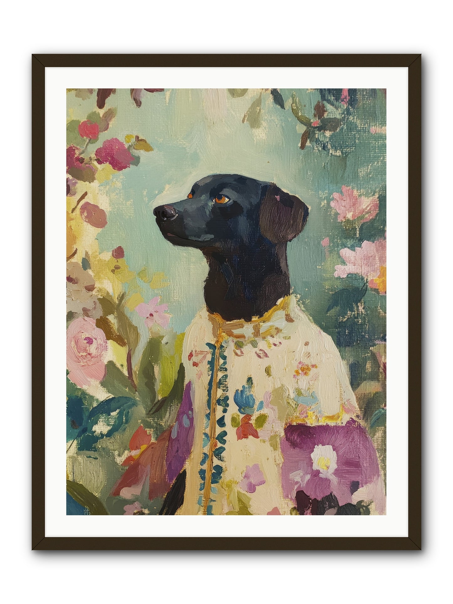 Sunny Mae -- Framed Print - Black 30x40