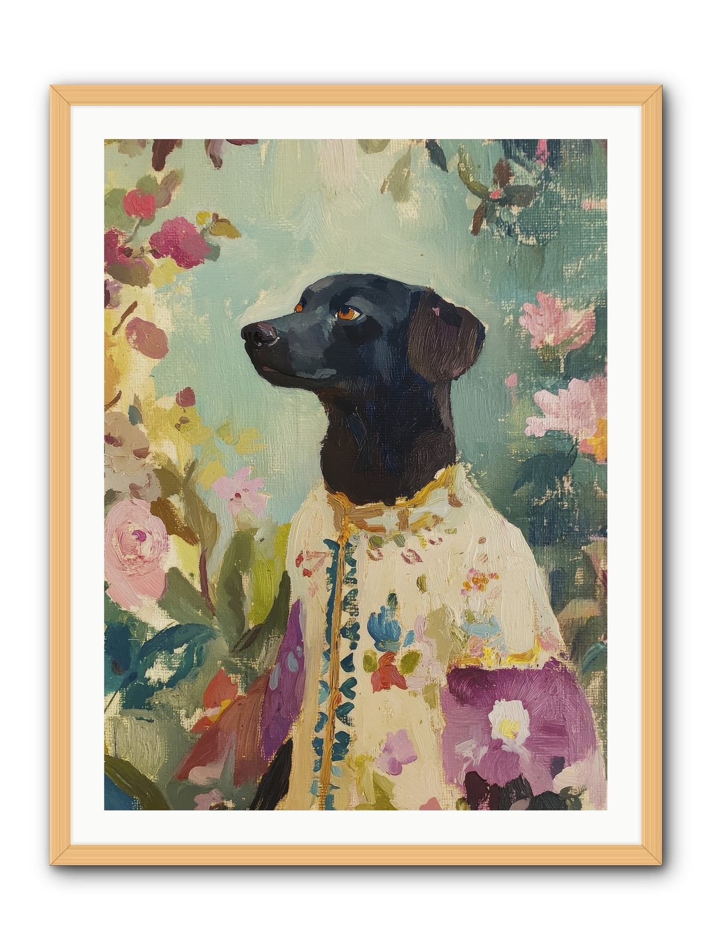 Sunny Mae -- Framed Print - Natural 30x40
