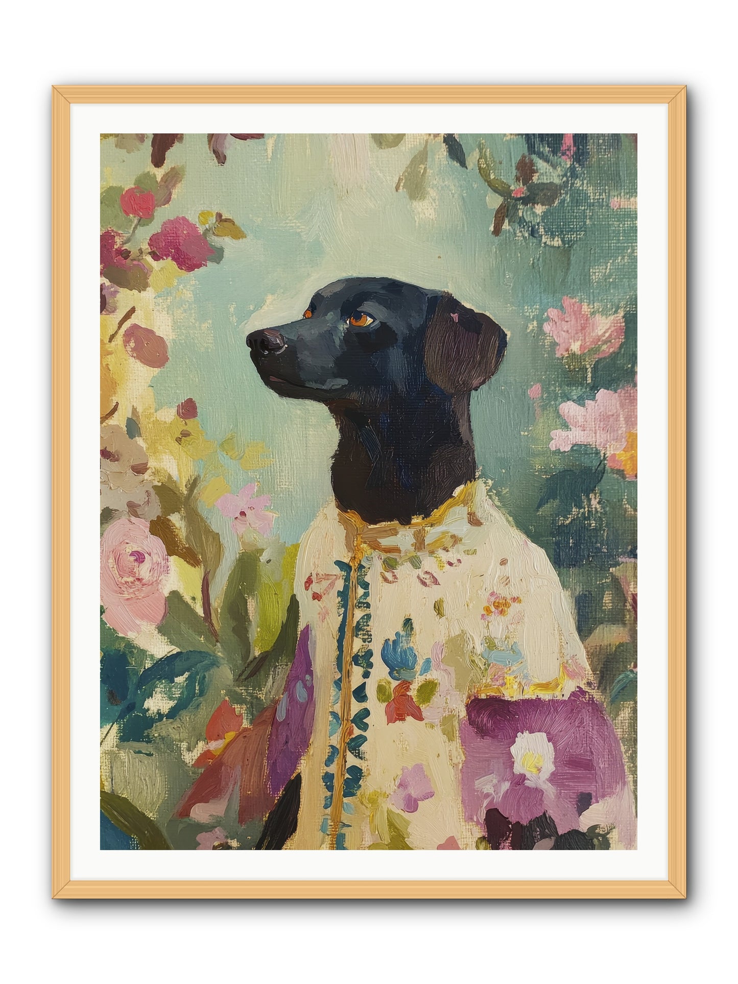 Sunny Mae -- Framed Print - Natural 36x48