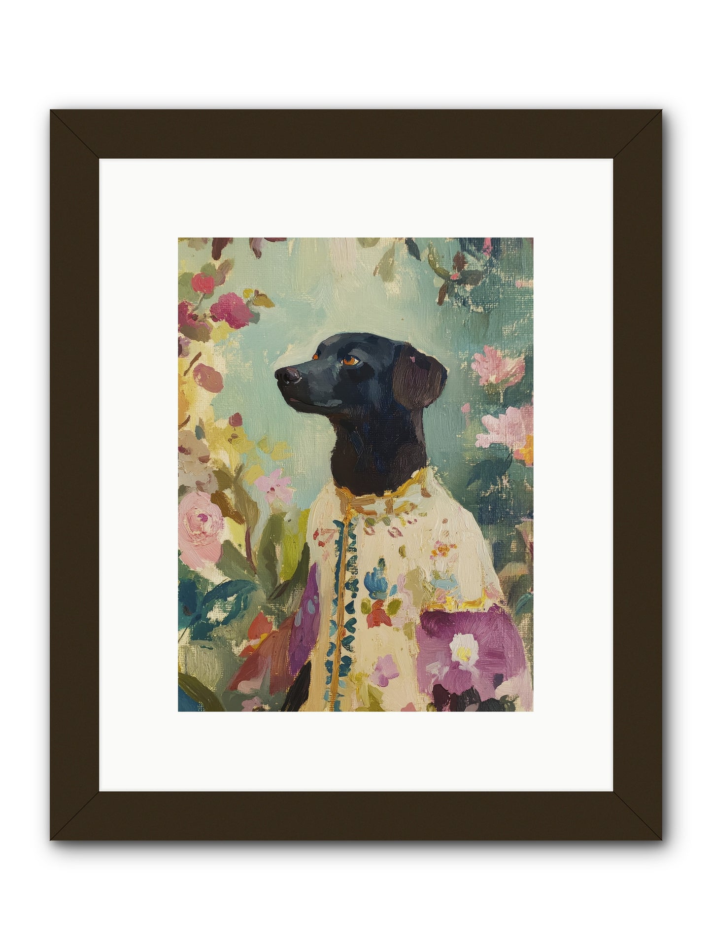Sunny Mae -- Framed Print - Black 9x12