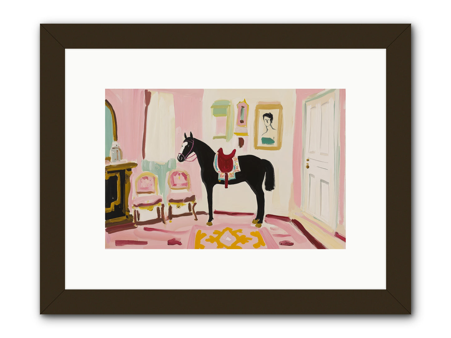 Sunset Boulevard -- Framed Print - Black 12x8