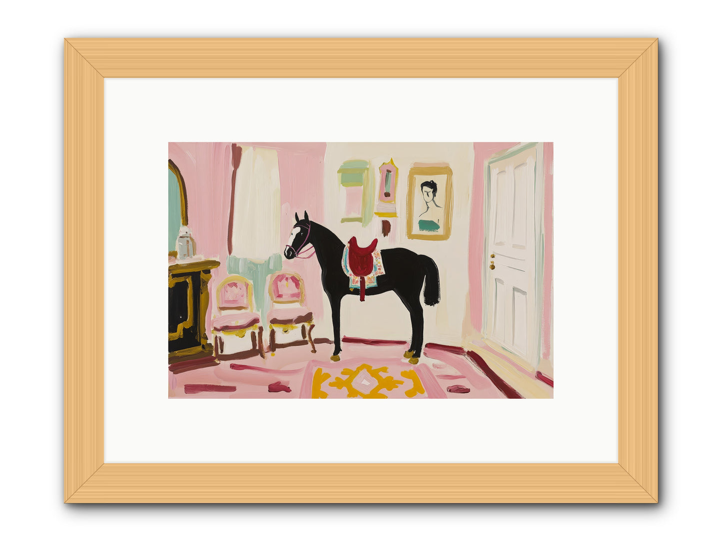 Sunset Boulevard -- Framed Print - Natural 12x8