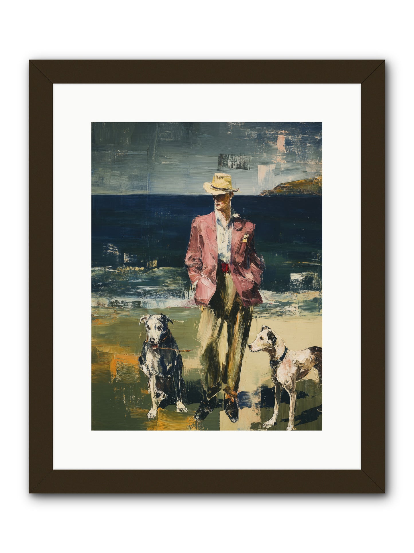 Sunset Captured -- Framed Print - Black 12x16