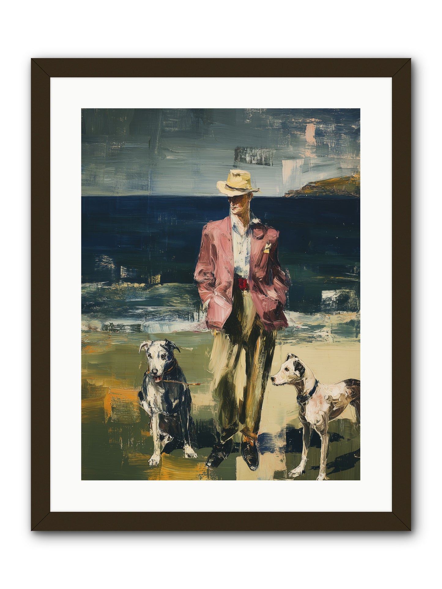 Sunset Captured -- Framed Print - Black 18x24