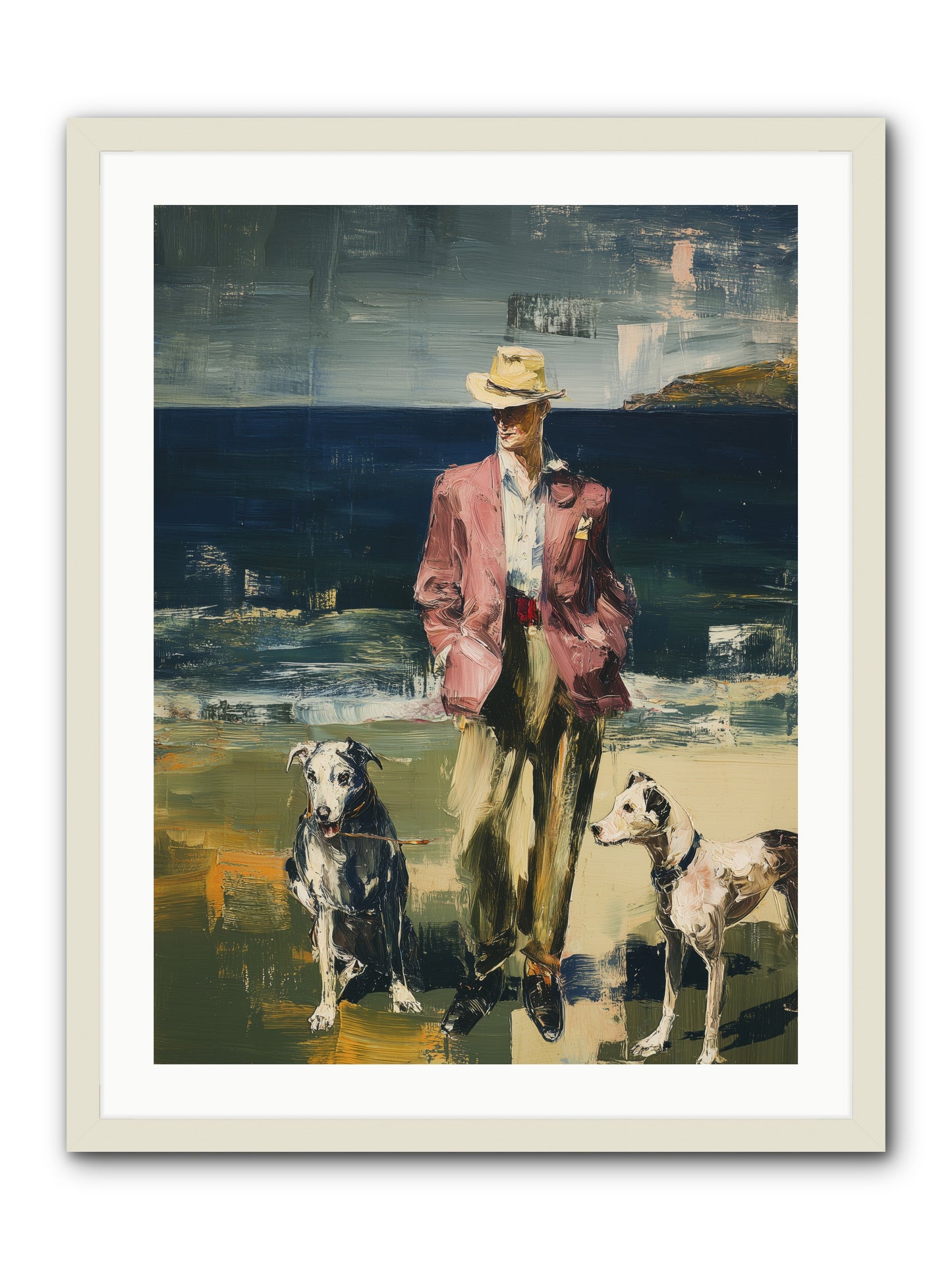 Sunset Captured -- Framed Print - White 24x32