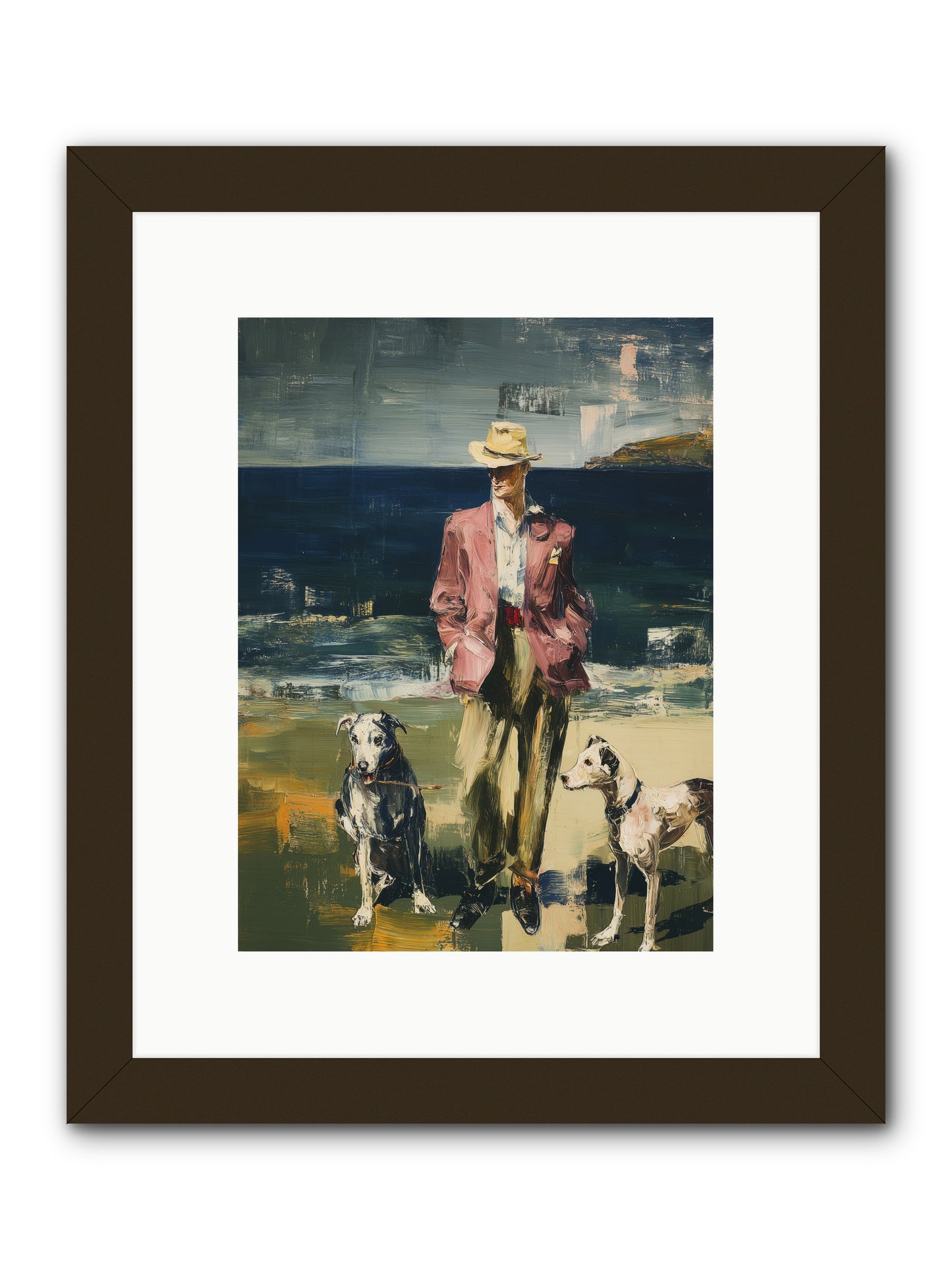 Sunset Captured -- Framed Print - Black 9x12