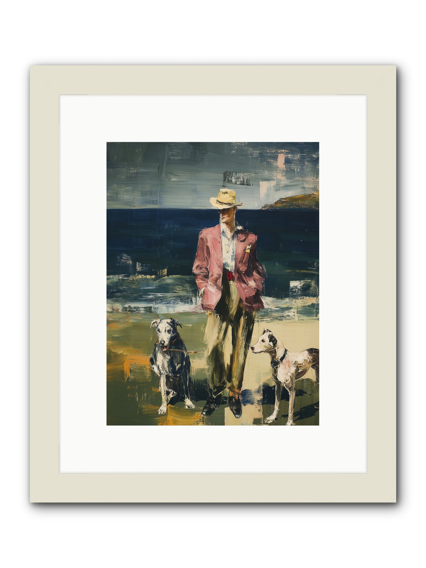 Sunset Captured -- Framed Print - White 9x12