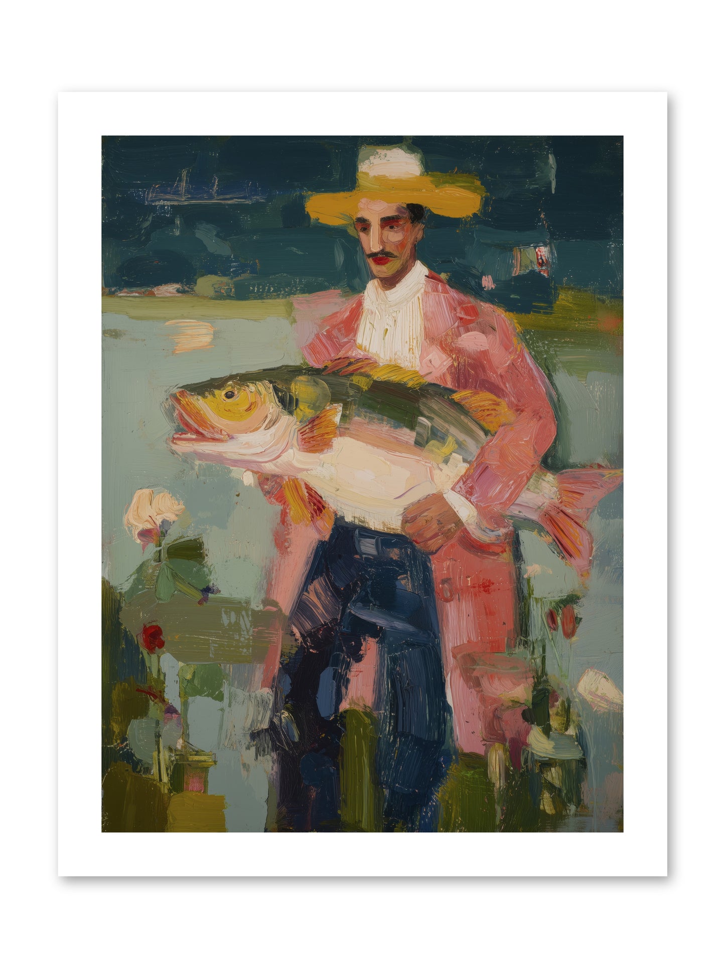 Sunset Feast -- Paper Print 12x16
