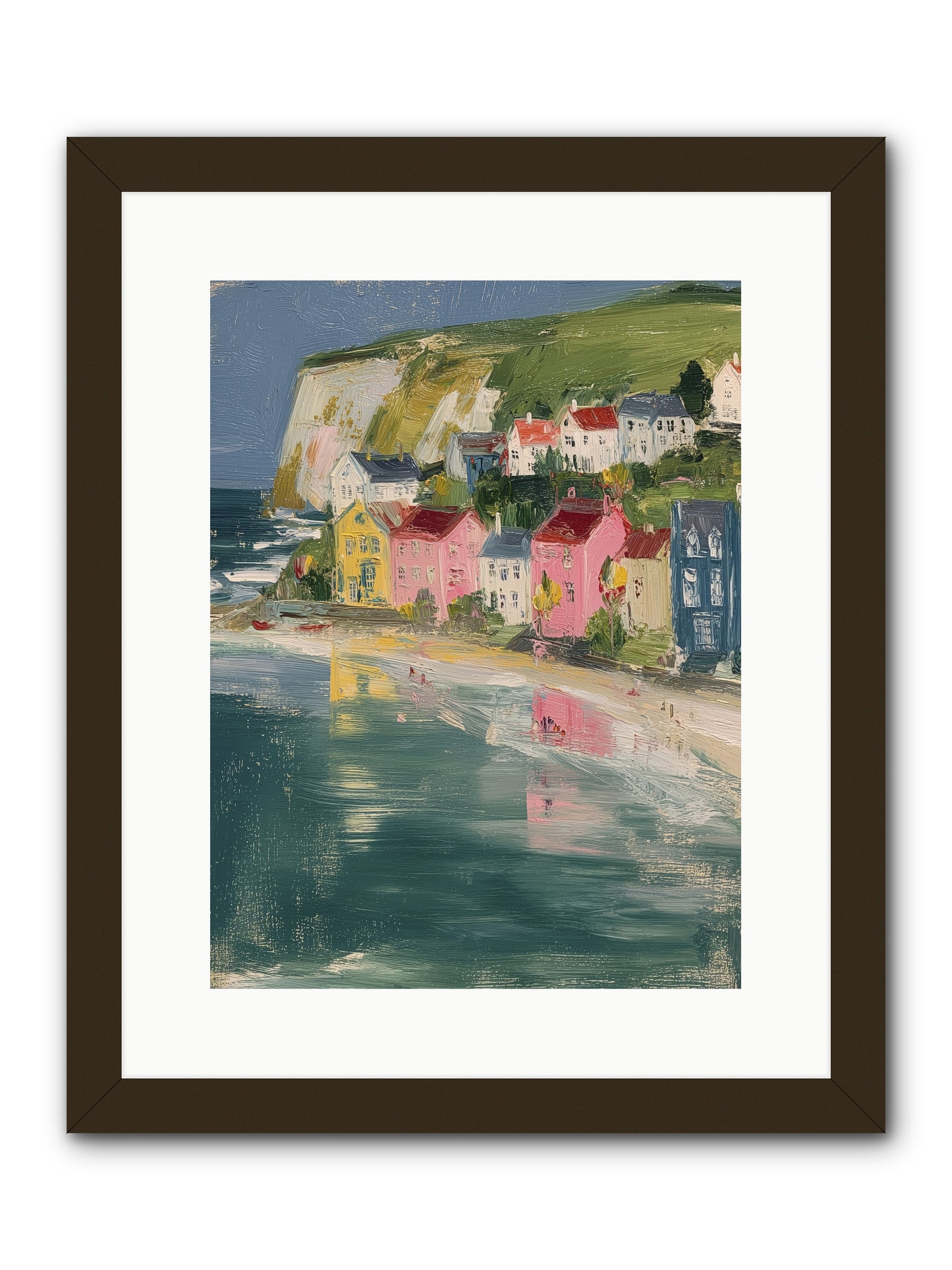 Sunset Hues -- Framed Print - Black 12x16