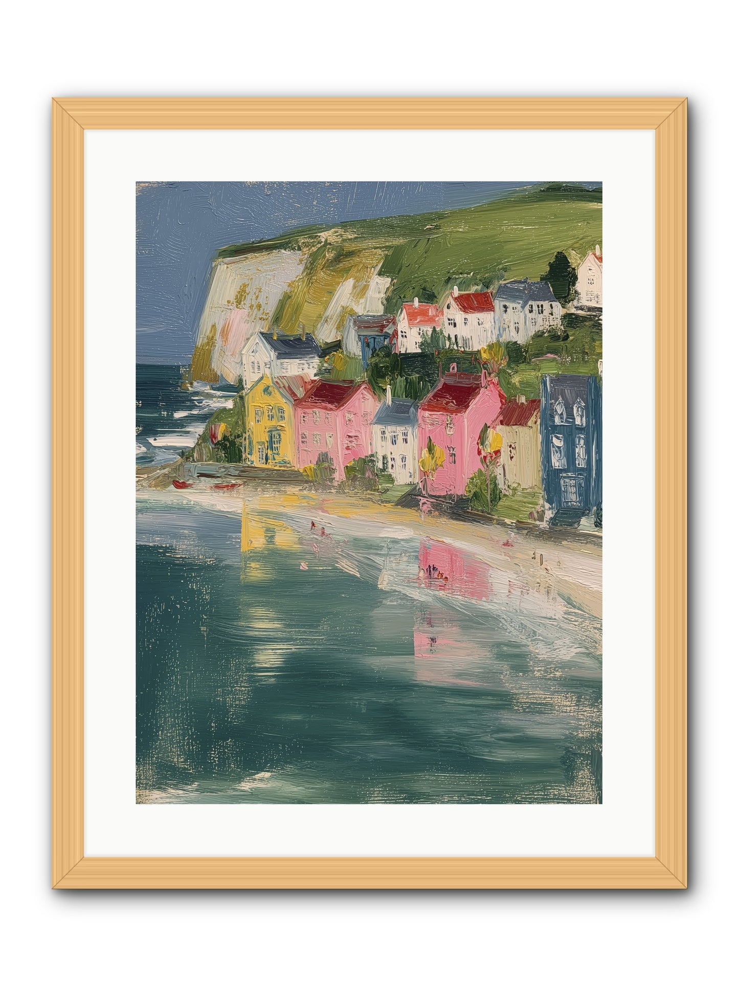 Sunset Hues -- Framed Print - Natural 18x24