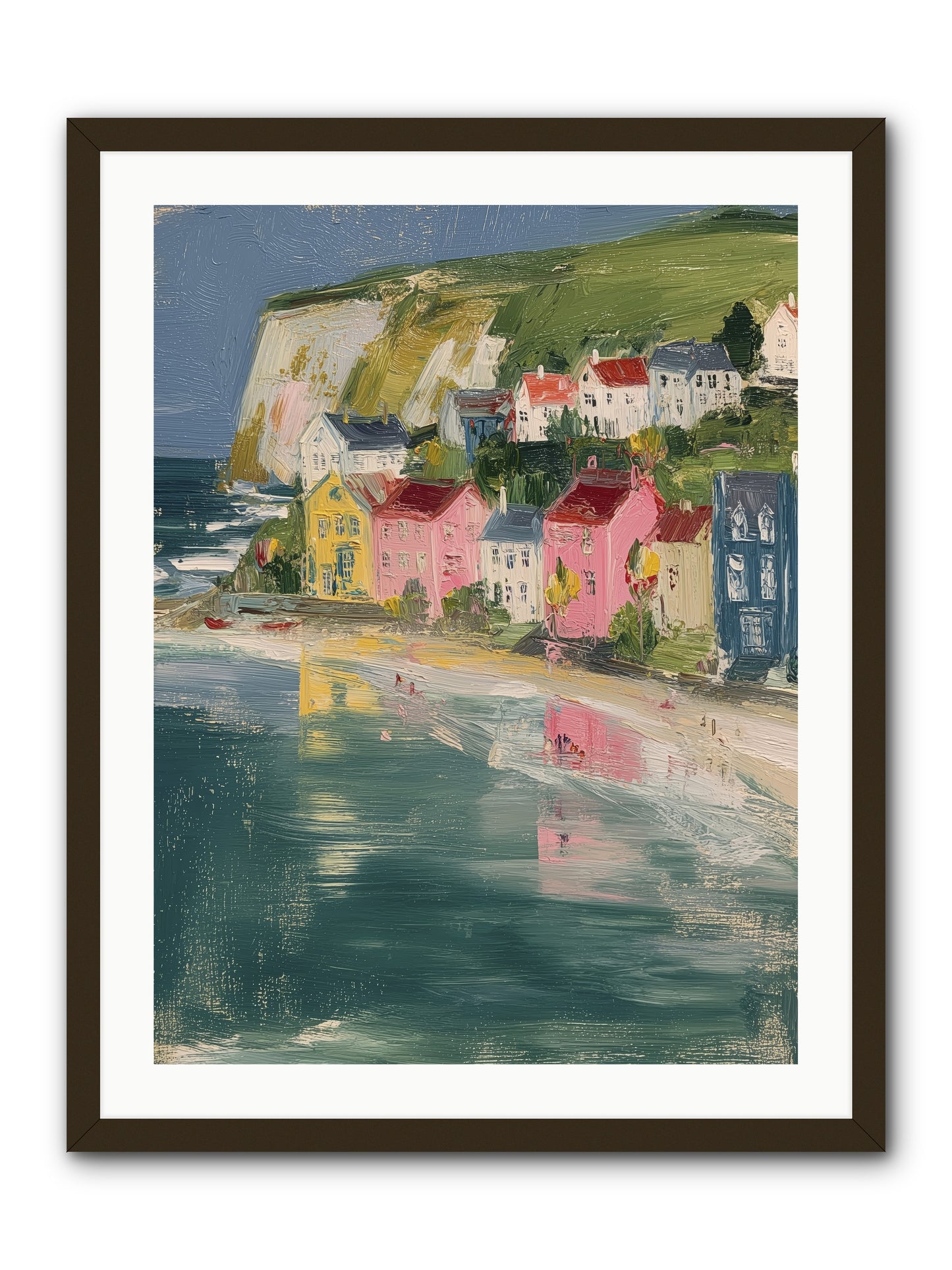 Sunset Hues -- Framed Print - Black 24x32