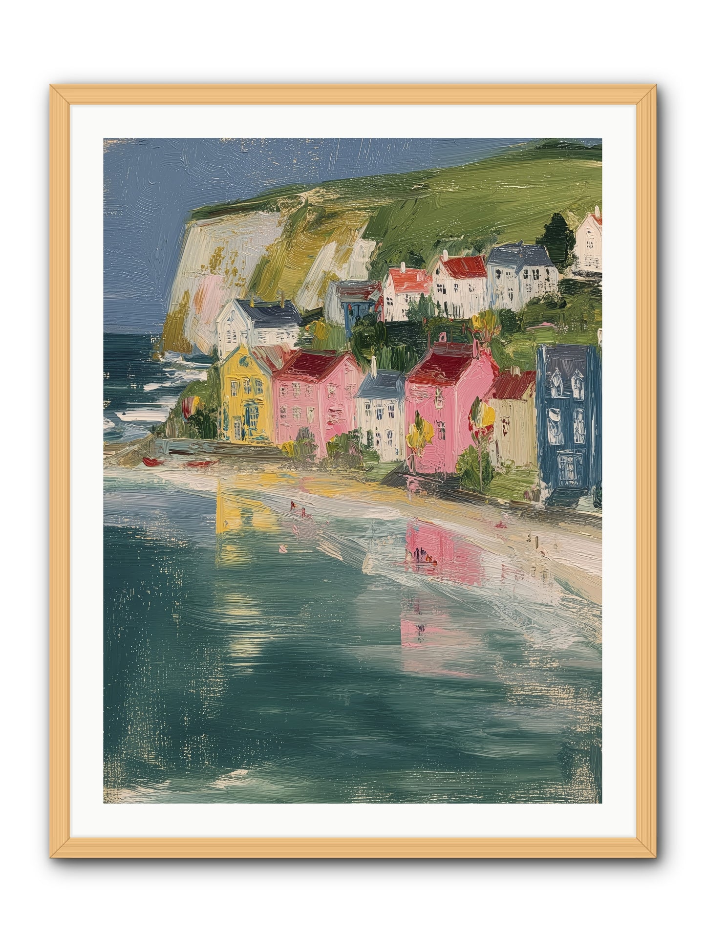 Sunset Hues -- Framed Print - Natural 30x40