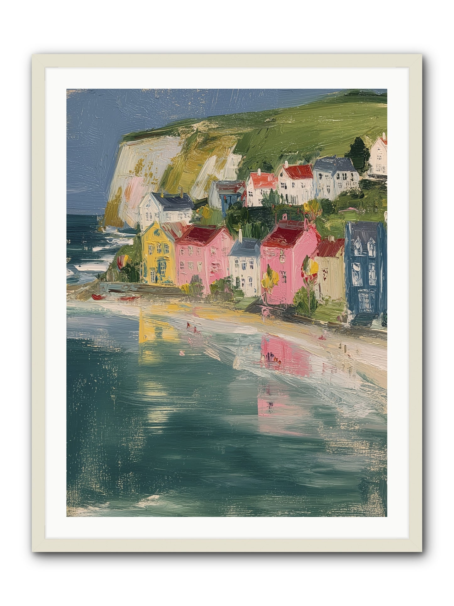 Sunset Hues -- Framed Print - White 30x40