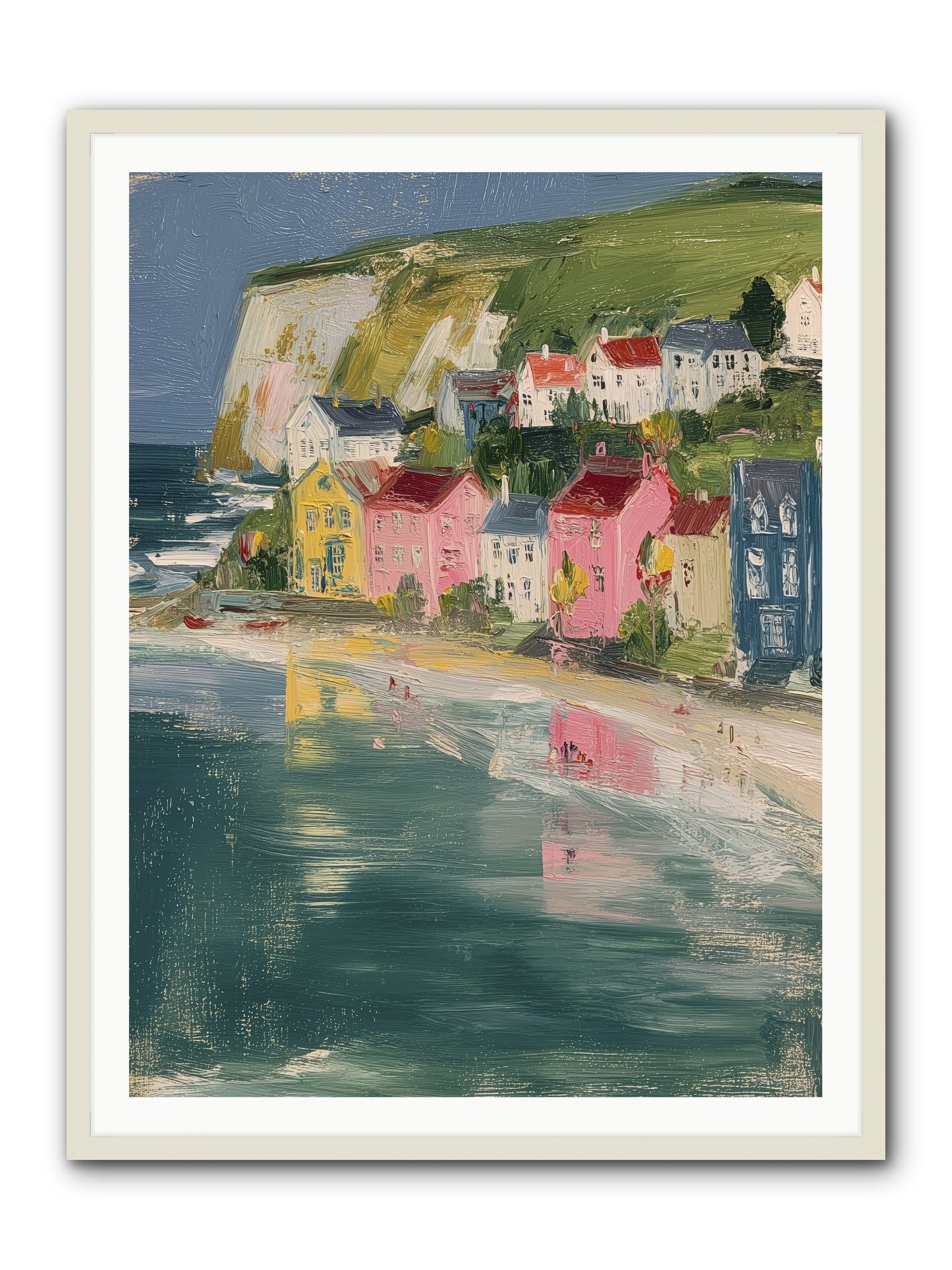Sunset Hues -- Framed Print - White 36x48