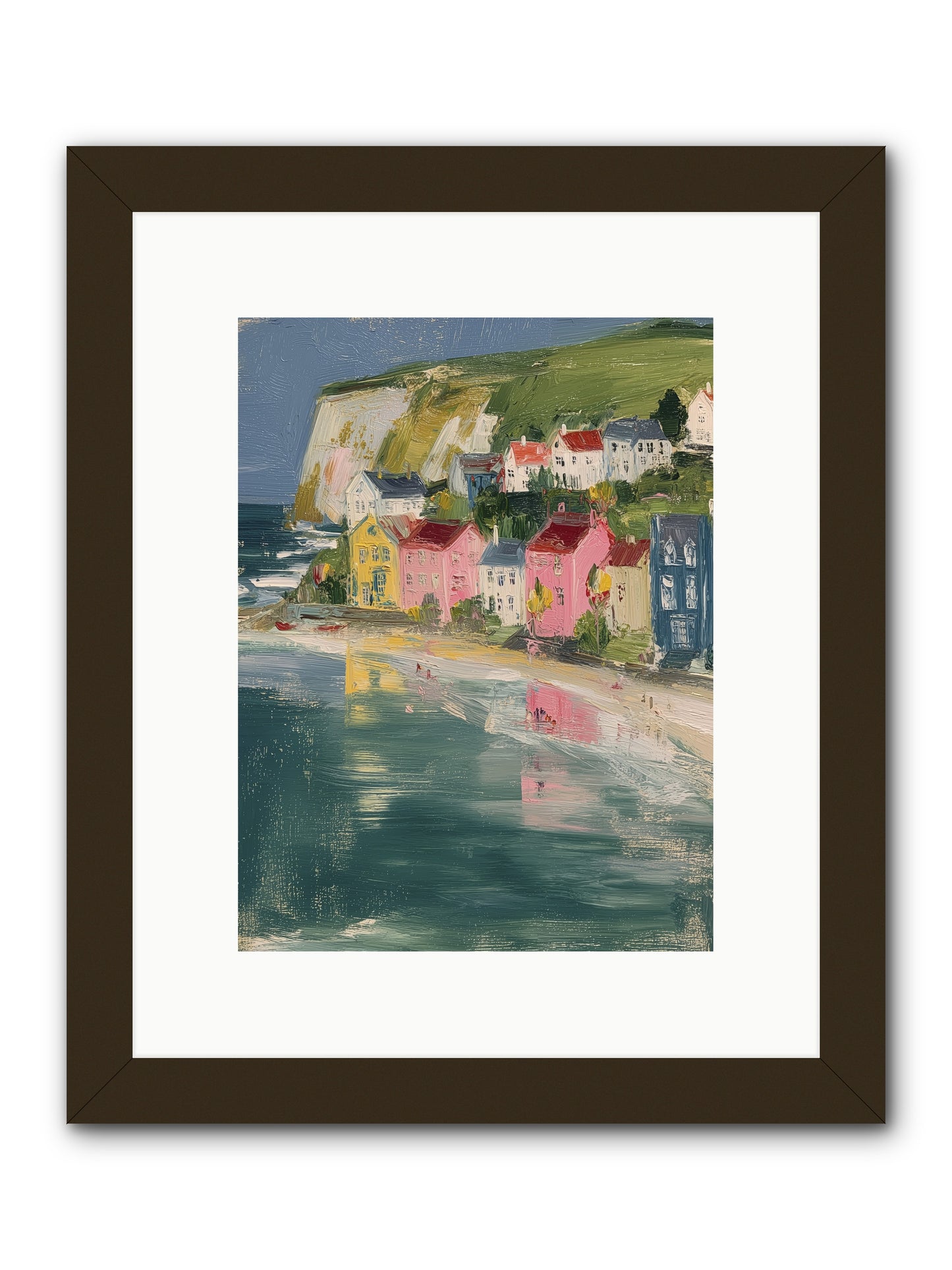 Sunset Hues -- Framed Print - Black 9x12